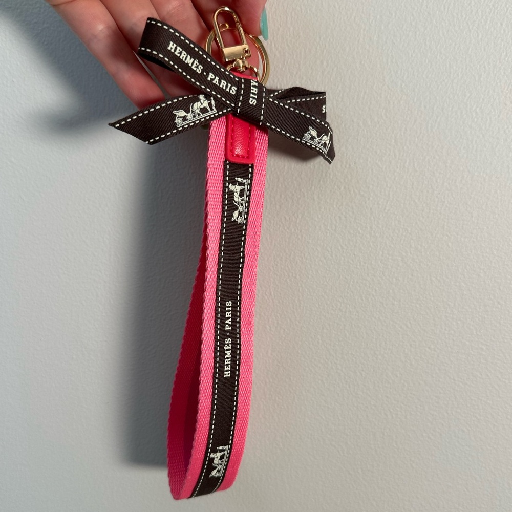 Handmade luxury wristlet keychain